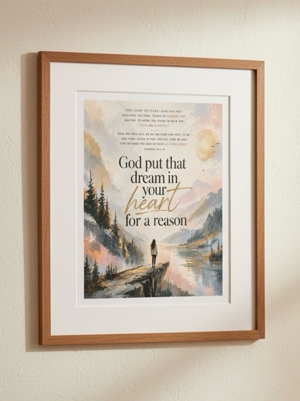 DDS Art Print, 8x10, Bible Verse, Paper Print, Unframed, Nature Series - Picture 3 of 6